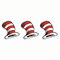 The Cat in the Hat&#x2122; Hats Paper Cut Outs, 36 Per Pack, 3 Packs